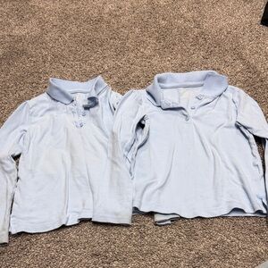 5/$25 Light Blue Kids Polo Shirt Uniform size 5-6